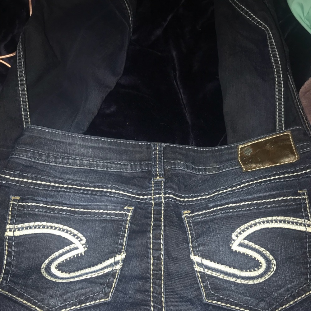 Silver jeans